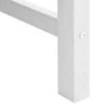 vidaXL Chaises de Salle à Manger 2 Pièces Blanches HDPE