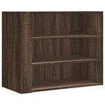 vidaXL Armoire murale chêne marron 75x35x60 cm bois d'ingénierie