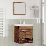 vidaXL Meuble de Lavabo de Salle de Bain Marron 42 x 39 x 52 cm