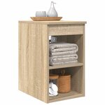 vidaXL Meuble de Salle de Bain In-between Chêne Sonoma 30 x 35 x 50 cm