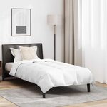 vidaXL Duvet d'été simple avec oreiller 2 Pièces Blanc Plume de canard