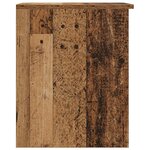 vidaXL Meuble de Salle de Bain In-between Bois ancien 30 x 35 x 50 cm