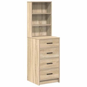 vidaXL Haut Armoire Chêne sonoma 40 x 41 x 135 cm Bois d'ingénierie