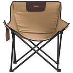 vidaXL Chaise de camping avec poche pliable lot de 2 marron