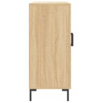vidaXL Buffet chêne sonoma 90x34x80 cm bois d'ingénierie