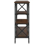 vidaXL Table console chêne marron 180x29x76 5 cm bois d'ingénierie