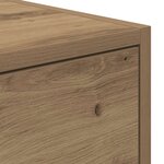 vidaXL Meuble TV chêne artisanal 60x31x25 5 cm bois d'ingénierie