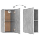 vidaXL Meubles TV 7 Pièces Gris béton 30 5x30x60 cm Bois d'ingénierie
