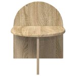 vidaXL Table de chevet 2 pc Chêne Sonoma 40 x 35 5 x 45 5 cm