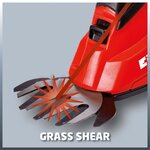 Einhell cisailles à gazon et d'arbustes sans fil "ge-cg 18 li-solo"