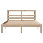 vidaXL Cadre de lit avec tête de lit sans matelas 120x200 cm