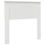 vidaXL Tête de lit Blanc Brillant 80 cm Bois d'ingénierie