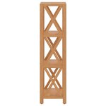 vidaXL Étagère à 4 niveaux 40x30x112 cm bois de chêne massif