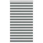 vidaXL Store zèbre gris foncé largeur du tissu 125 9 cm polyester