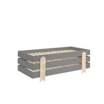 4 Lits Modulo Arrow Gris Empilables 90x200 L 203 6 x Lg 93 8 x H 27 5 cm