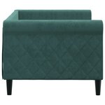 vidaXL Lit de repos vert foncé 80x200 cm velours
