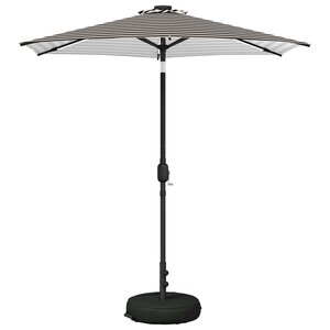 vidaXL Parasol de jardin avec lumières LED et base 230 x 230 cm