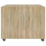 vidaXL Table basse chêne sonoma 55x55x40 cm bois d'ingénierie