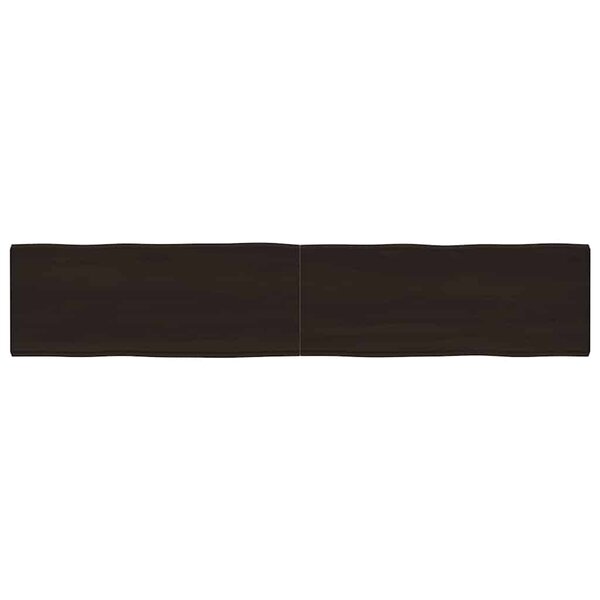 vidaXL Dessus de table bois massif traité bordure assortie