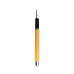 Stylo plume cristo 13 x 1.1 cm - corps métal - pointe iridium - jaune