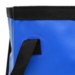 vidaXL Seaux pliables 2 Pièces bleu 30 L PVC