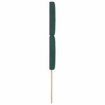 vidaXL Tête de lit en velours vert foncé avec boutons en cristal  90 cm