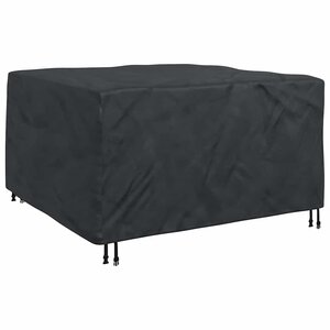 vidaXL Housse pour mobilier d'extérieur Noir 150 x 150 x 75 cm 210D