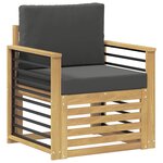 vidaXL Ensemble de canapés d'extérieur Polyester Blanc