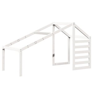 vidaXL Toit de lit pour enfants blanc 188x97x113 cm bois de pin massif