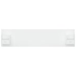 vidaXL Tête de lit avec armoires Blanc Bois d’ingénierie