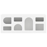 vidaXL Meuble TV Blanc 100 x 35 x 40 cm Bois d'ingénierie