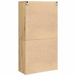 vidaXL Haut Armoire Chêne artisanal 80 x 33 x 150 cm Bois d'ingénierie