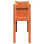 vidaXL Jardinières avec pieds et pieds 110x31x70 cm bois de pin massif