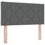 vidaXL Tête de lit Gris 100 cm tissu