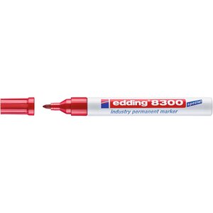 Marqueur Permanent Spécial Industrie 8300 Rouge Pointe Ronde 1 5-3 mm EDDING