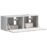 vidaXL Meuble TV mural 2 Pièces Gris Sonoma 60 x 31 x 29.5 cm