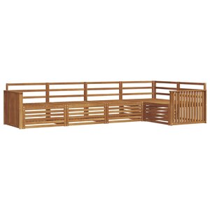 vidaXL Ensemble de canapés d'extérieur 5 pc Naturel