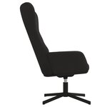 vidaXL Chaise de relaxation Noir Velours