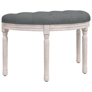 vidaXL Banc Gris foncé 81 5x41x49 cm Tissu