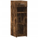 vidaXL Buffet chêne fumé 30x42 5x93 cm bois d'ingénierie