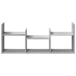 vidaXL Armoire murale 100x18x40 cm sonoma gris bois d'ingénierie