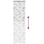 vidaXL Store enrouleur de douche avec cassette largeur du tissu 56 cm