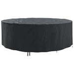 vidaXL Housse pour meubles 279 x 279 x 105 cm Tissu Oxford 420D Rond