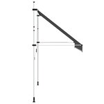 vidaXL Auvent manuel rétractable 300 cm Anthracite