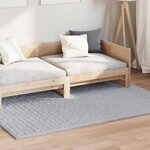 vidaXL Tapis de surface HUARTE Gris 230 x 160 cm Polyester