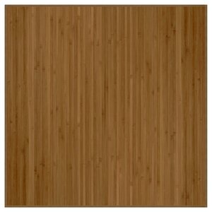 vidaXL Tapis carré marron 100x100 cm bambou