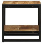 vidaXL Table basse Marron 40 x 40 x 38 cm bois de manguier massif