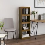 vidaXL Bibliothèque/Séparateur de pièce Marron miel 40x30x135 5 cm Pin