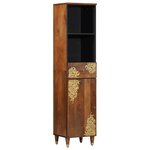vidaXL Set de Meubles de Salle de Bain 4 Pièces Marron 62 x 33 x 58 cm