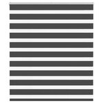 vidaXL Store zèbre noir 120x100 cm largeur du tissu 115 9 cm polyester